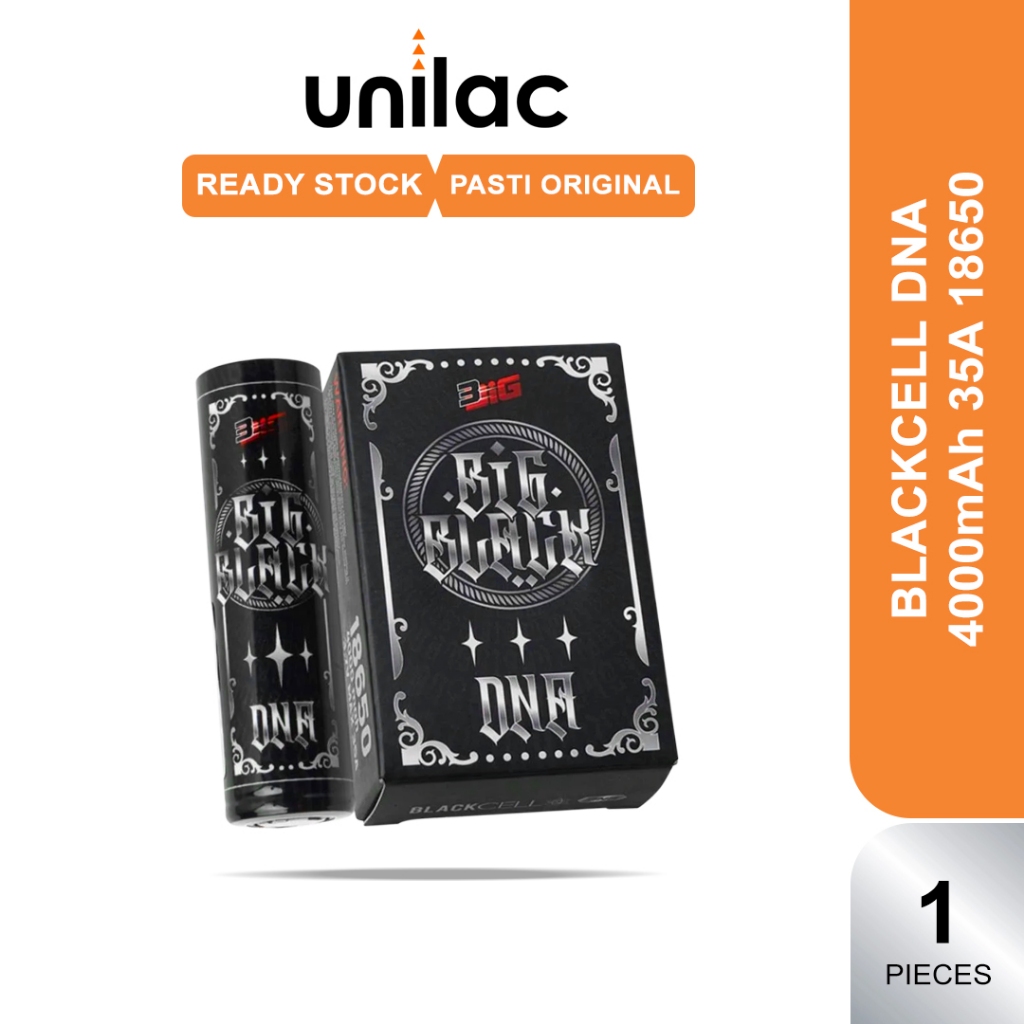 Authentic Baterai 18650 Blackcell DNA 4000 mAh 35A - Battery Black Cell 4000 mAh 18650