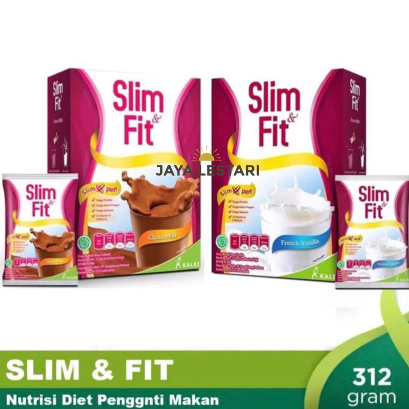 

Slim Fit Nutrisi Diet Pengganti Makanan (312g) (2 Varian Rasa)