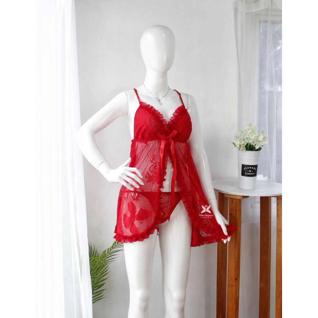 Miss Isyana BST27 Lingeries Sexy Baju Tidur Wanita Jumbo Baju Dinas Kamar Busui Ibu Hamil Bukaan Dep