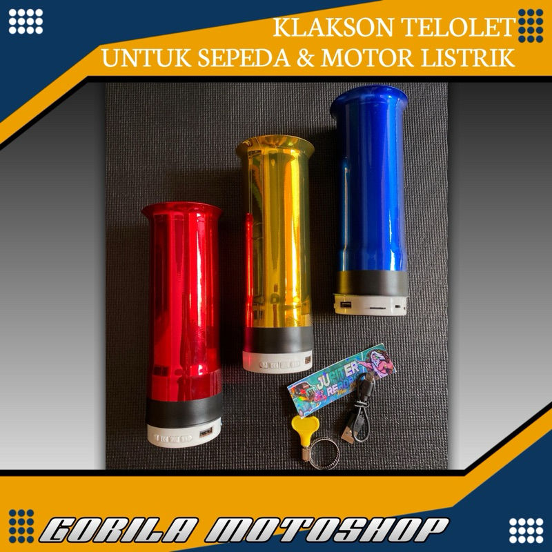 Klakson Telolet Basuri Viral Untuk Sepeda & Motor Listrik