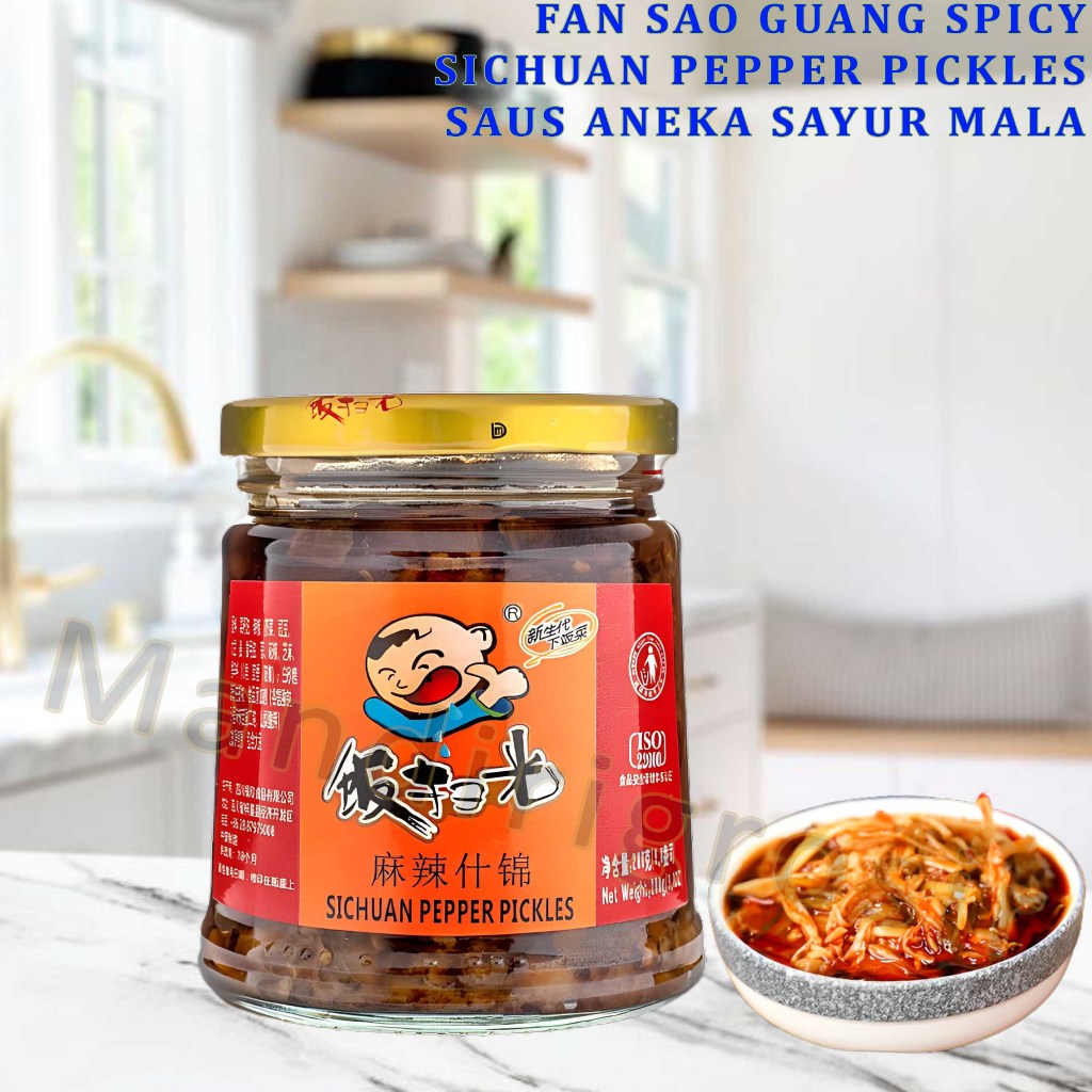 

Sichuan Pepper Pickles * Fan Sao Guang * Saus Aneka Sayur Mala * 280gr