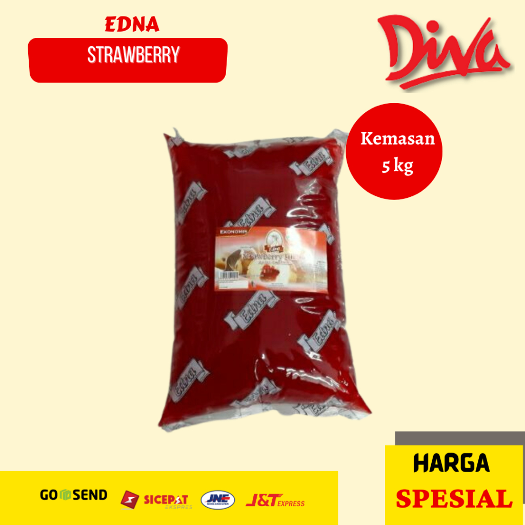 

Edna Strawberry 5 Kg | Selai Edna Strawberry