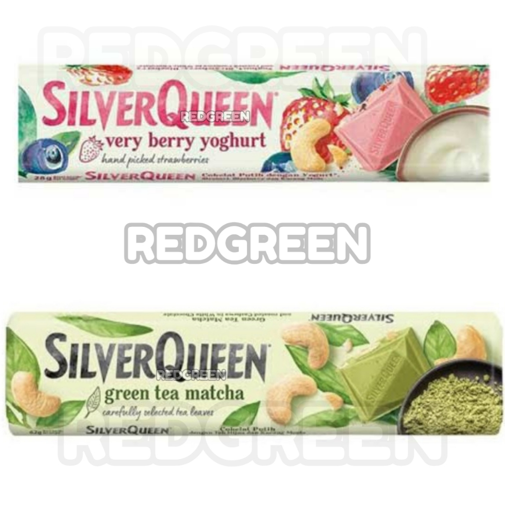 

silverQueen very berry yoghur greentea 58gr silver queen veryberry yoghurt green tea 58gram