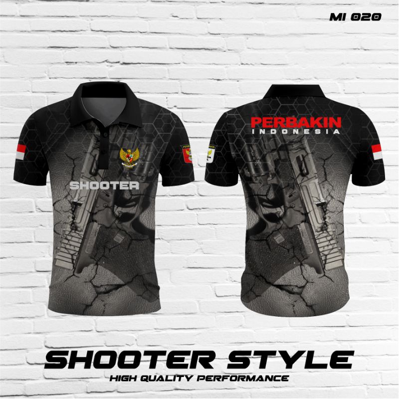 Jersey perbakin IPSC · kaos perbakin · baju perbakin · jersey shooting perbakin || MI191