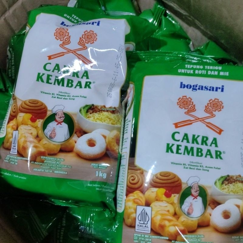 

TEPUNG TERIGU CAKRA KEMBAR 1kg