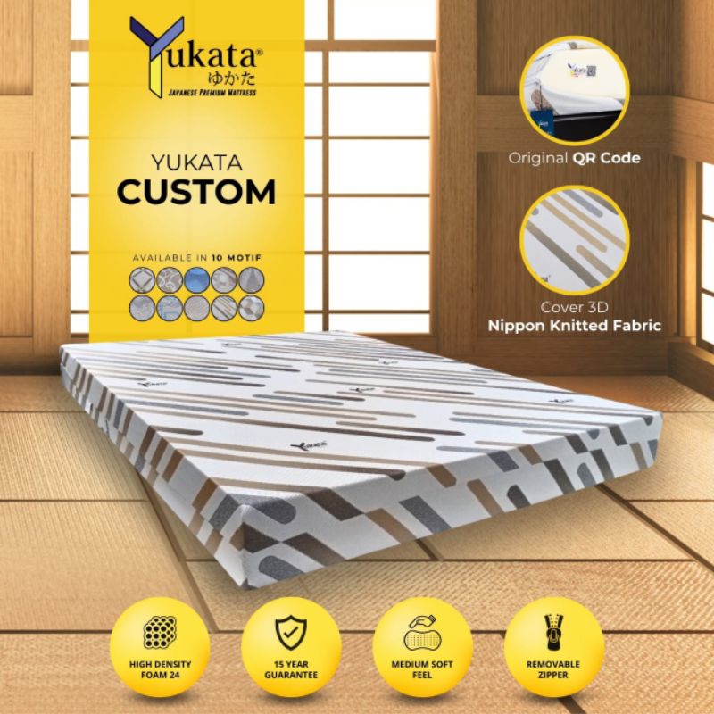 Kasur Busa Yukata Custom Tebal 20 cm D24 Busa Yukata Knetting Kasur Busa Yukata Original