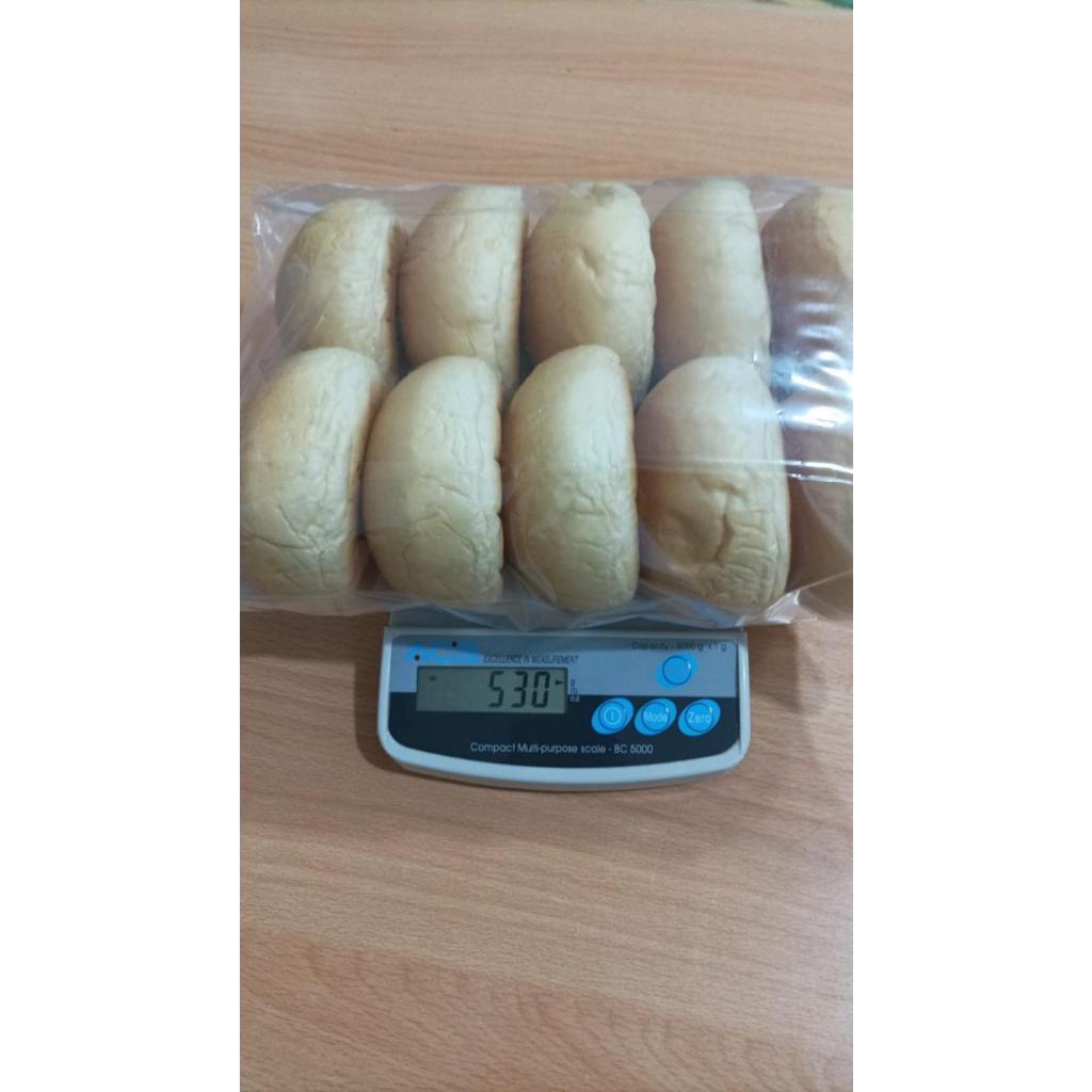 

RB BURGER BUN ROTI KOSONG TANPA ISI HORECA HALAL MUI berat 530 gram