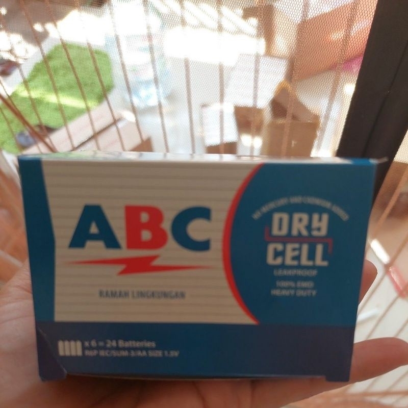 Baterai ABC 1 box isi 6 pak.1 pak isi 4 pcs.tofal 24 pcs