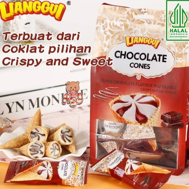 

LIANGGUI MALLOW CONE COKLAT POUCH 108GR