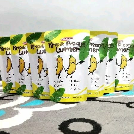 

Paket Reseller Kripik Pisang Lumer 100 gram