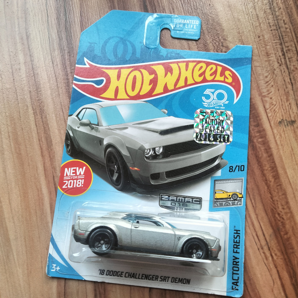 Hot Wheels 18 Dodge Challenger SRT Demon Zamac