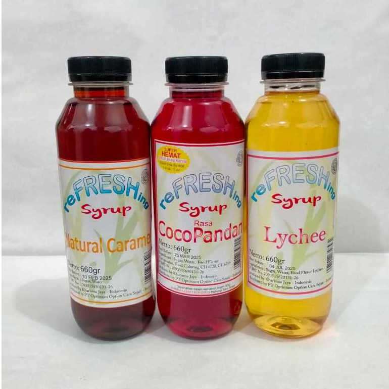 

REFRESHING SYRUP 660 ML