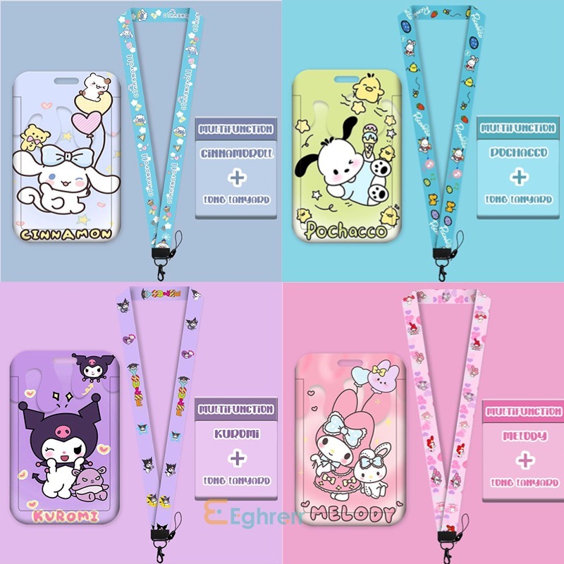 

Eeghrerr ID CARD HOLDER Motif Sanrio Kartun Transportasi Gaya Korea Untuk Sekolah/Kantor lucu Sanrio Pelindung Kartu