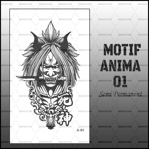 BERTATO-Tato Temporer Tato Motif Animasi / Tato anti air / Tato temporer semi permanent Motif
