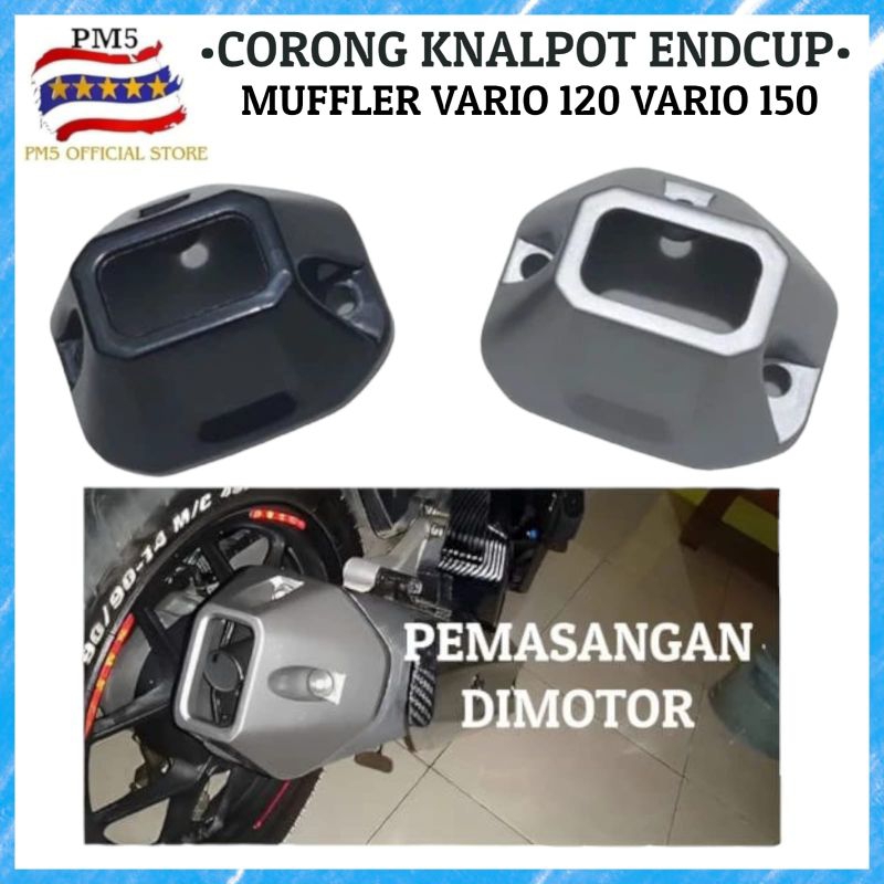 corong knalpot tutup knalpot endcup muffler vario 125 vario 150