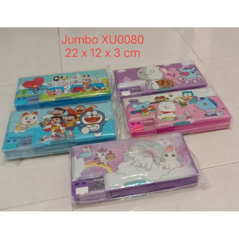 

Tempat Pensil / Pencil Case / Duskrip Jumbo Magnet motif lucu