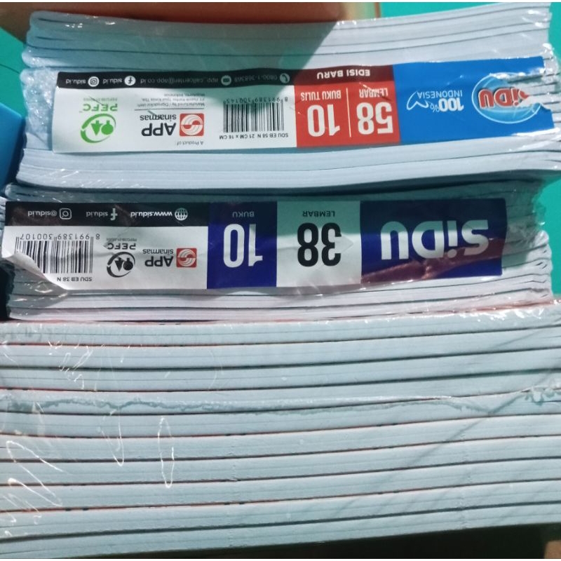 

buku,sidu isi 38,58 dan pena