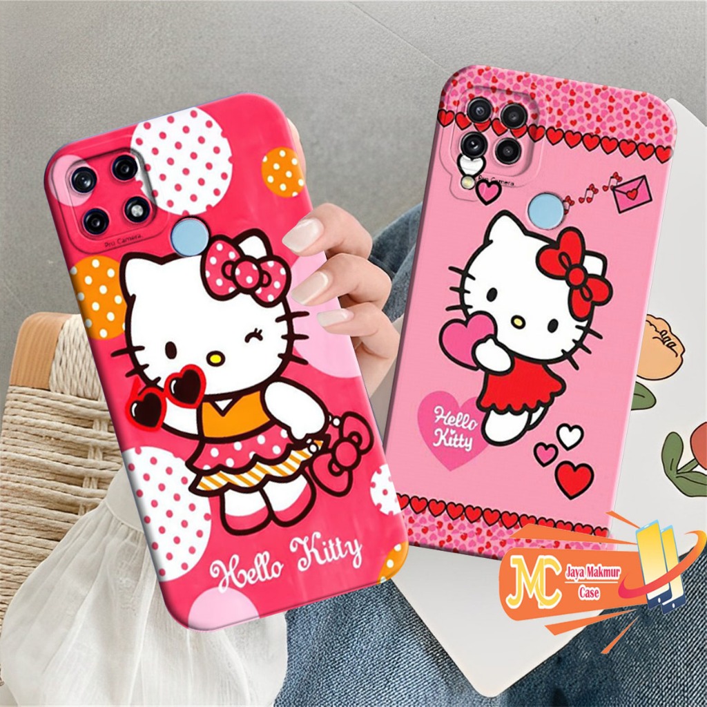 SOFTCASE REALME C51S/C12/C15/C25/C25S/NARZO 30A/NARZO 50A - Motif Hello Kitty Cute - Case Realme c12