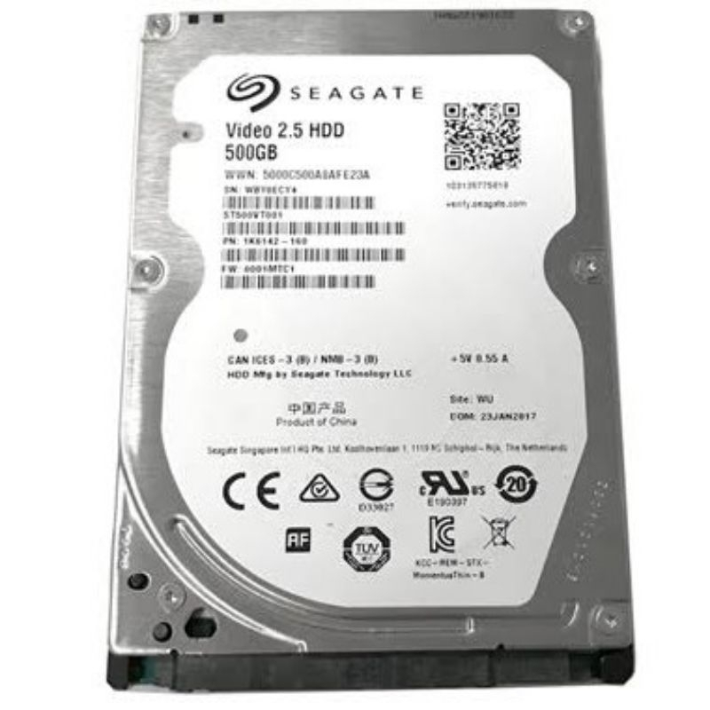 Hardisk Laptop 500GB Seagate Barracuda Slim 2.5 Inchi