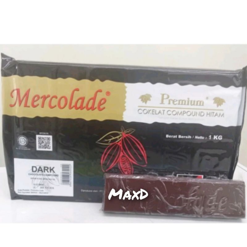 

Mercolade Cokelat Perbatang/ Potongan Dark 1 Pcs
