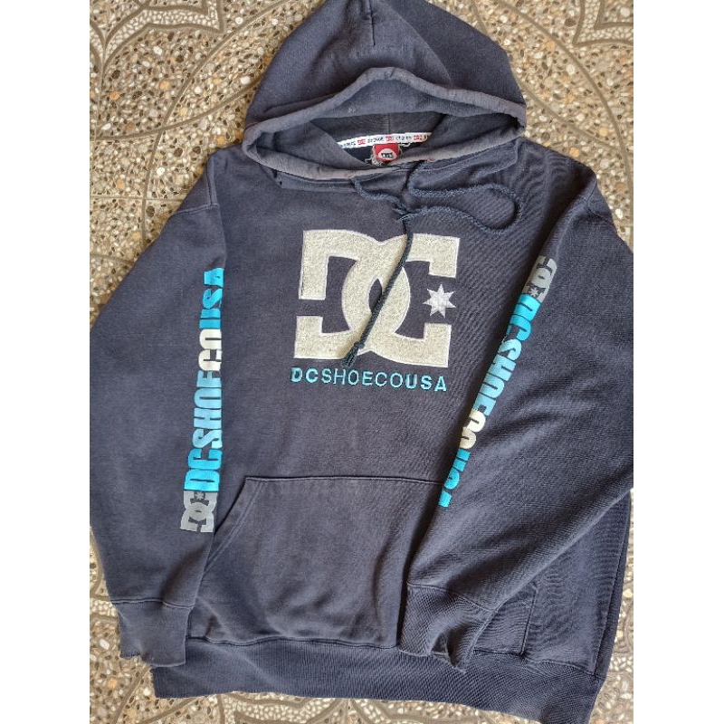 DC SHOES Hoodie Biru Tua