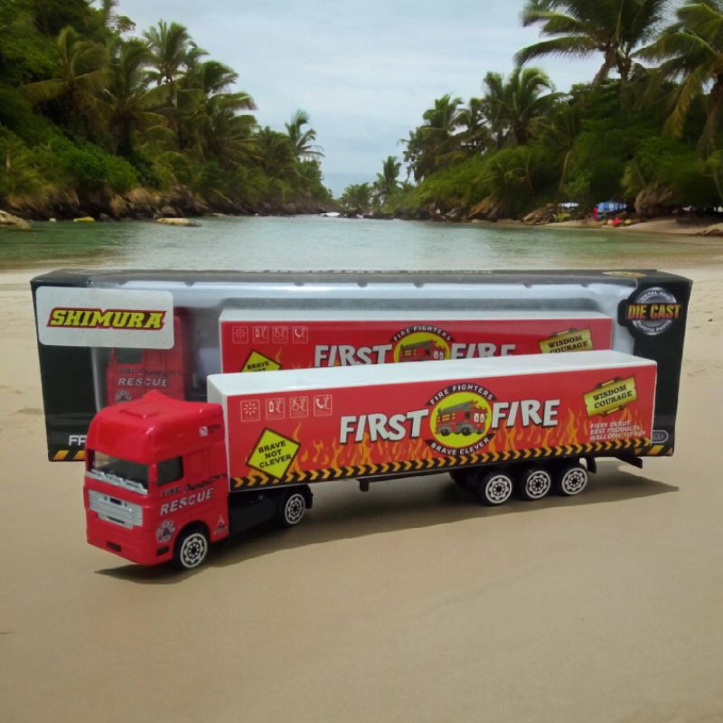 Diecast Truck Box Container Shimura