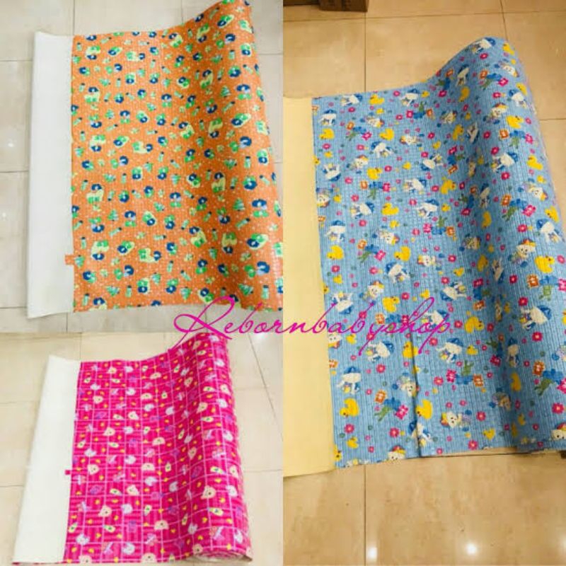 Perlak bayi murah/alas ompol bayi jumbo motif terbaru/perlak anak anti air meteran