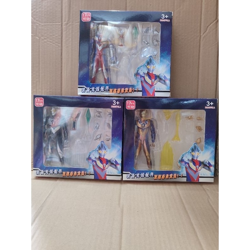 Mainan Action Figure Shf Ultraman Tiga Tiga Dark