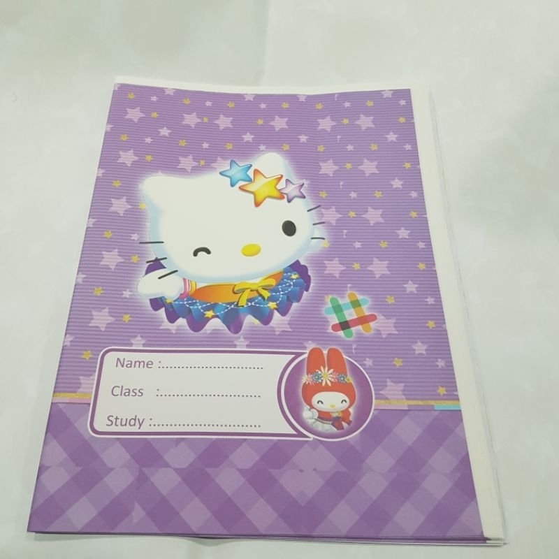 

Sampul Kertas Ukuran Quarto Karakter Hello Kitty Ungu Isi 20 Tebal