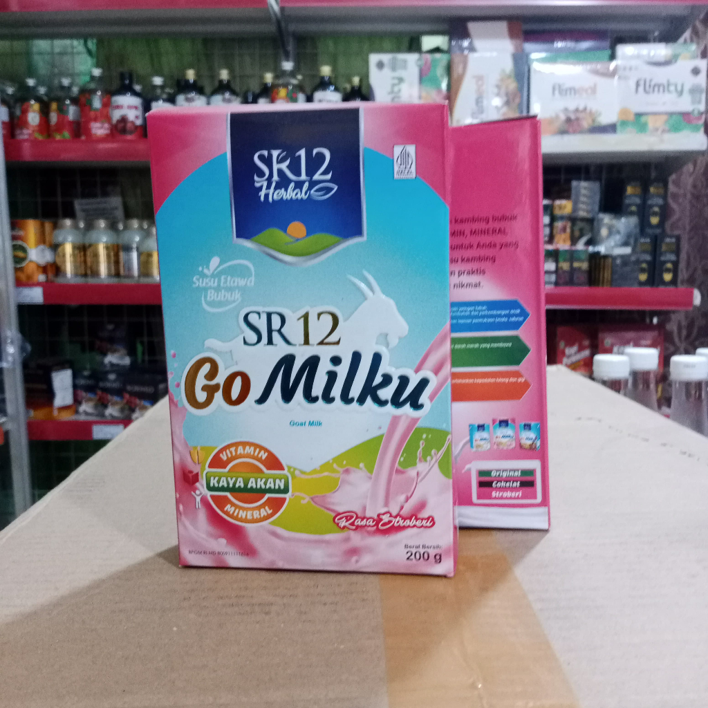 

SR12 GOMILKU STROBERI / SUSU KAMBING RASA STRAWBERRY / SUSU KAMBING ETAWA KUALITAS PREMIUM / IMUN BOOSTER