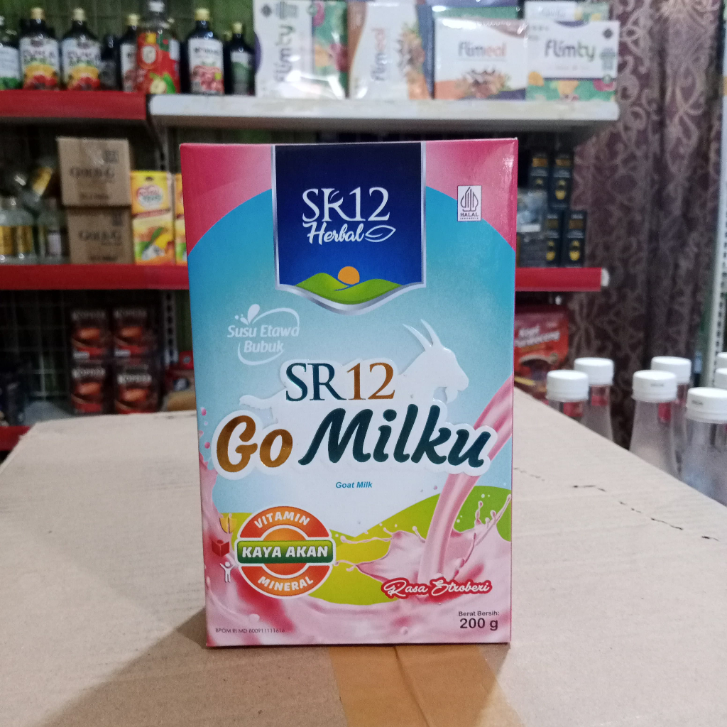 

SR12 GOMILKU STROBERI / SUSU KAMBING RASA STRAWBERRY / SUSU KAMBING ETAWA KUALITAS PREMIUM / IMUN BOOSTER