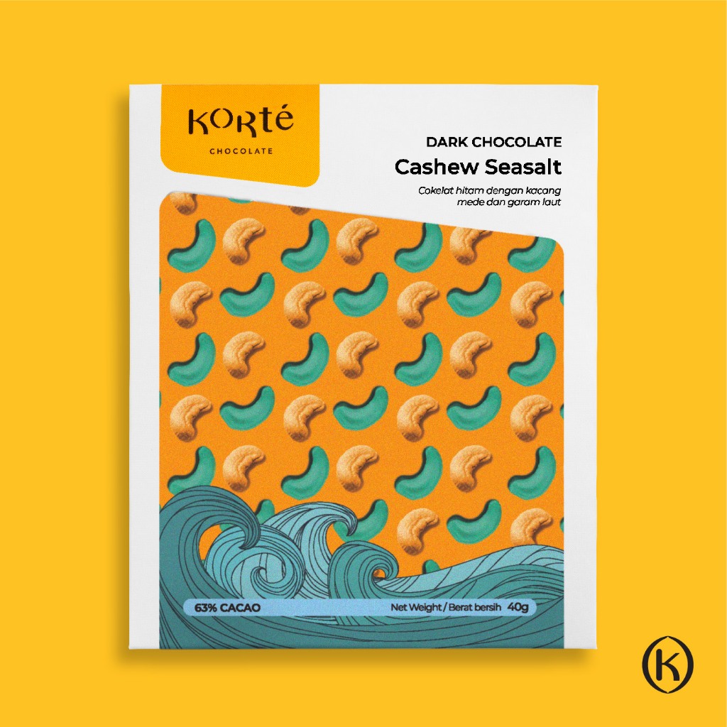 

Korte Cashew and Seasalt Chocolate Bar