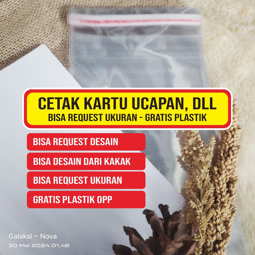 

Cetak Kartu Ucapan Gratis Plastik OPP | Kemasan Pulpen Promosi Souvenir Ekonomis | Free Desain | Pulpen Custom Gratis Desain | Bolpoin Custom Logo Tulisan | Cetak Ballpoint | Bolpoin Souvenir | Pena Lucu Pernikahan Warna Warni | Pena Gel | GalaksiNova
