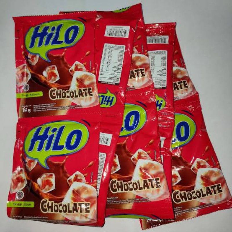 

Hilo Chocolate 1 Renceng isi 10 Sachet