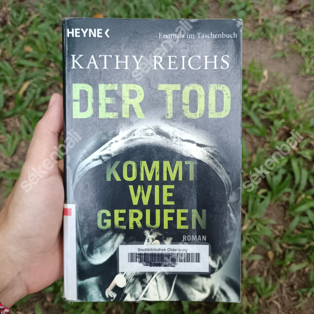 Novel Misteri Bahasa Jerman Der Tod kommt wie gerufen by Kathy Reichs (2010) Novel Import Bekas ORI