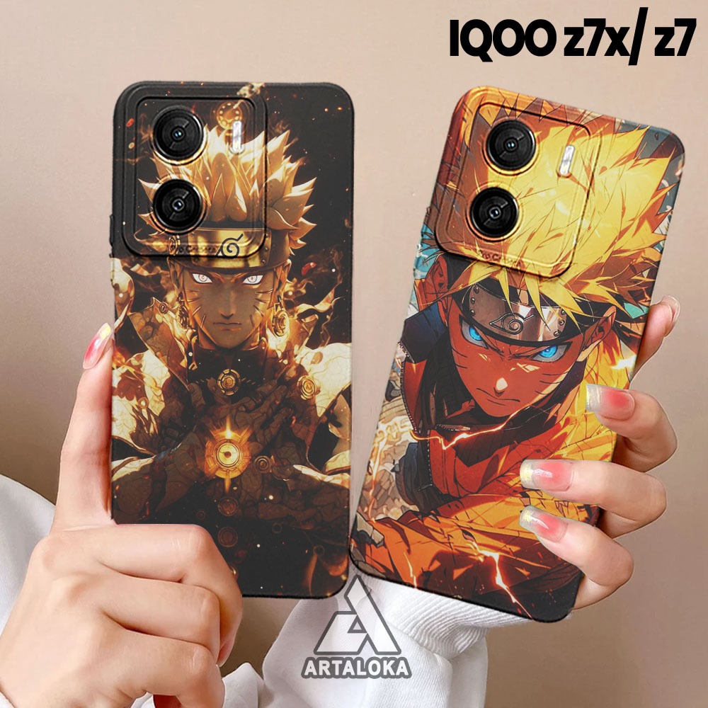 Case VIVO IQOO Z7X/Z7 Softcase Pro Camera MOTIF ANIME- Pelindung hp