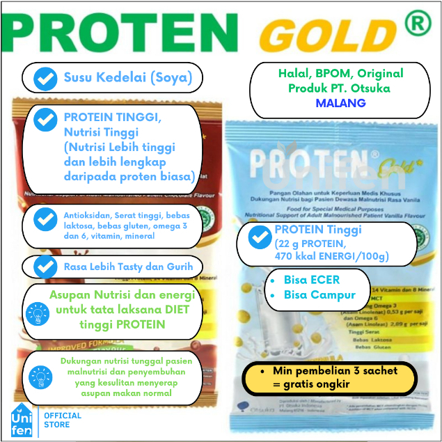 

Proten Gold VANILA (Susu kedelai tinggi protein dan antioksidan)