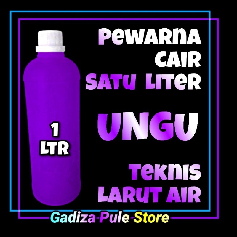 

Pewarna UNGU / PURPLE 1 Liter Konsentrat Liquid Larut Air