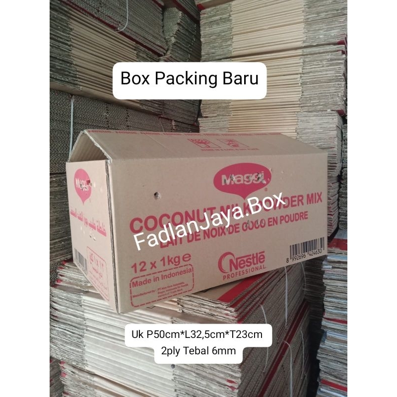 

Kardus Packing Baru 50x32,5x23 2ply Tebal 6mm