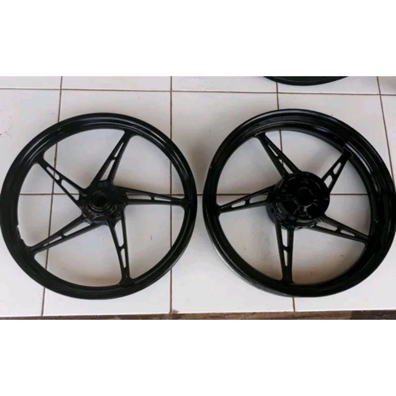 Velg Depan Belakang Jupiter Mx New 135 5speed Double Disk (Original Copotan)