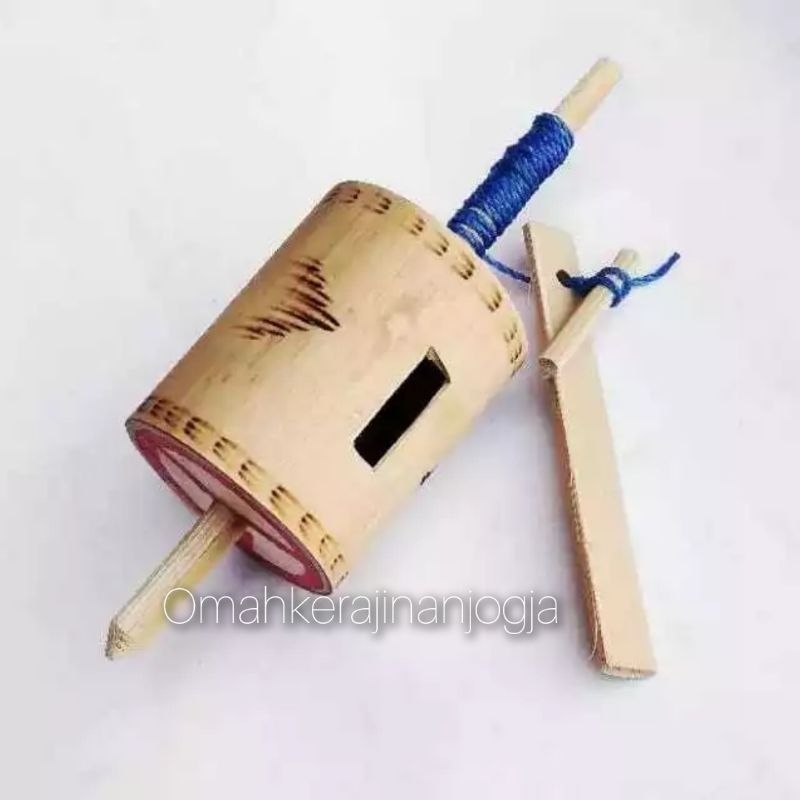 gangsing mainan jadul , gangsing bambu