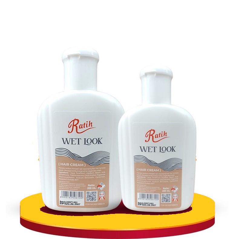 RATIH WET LOOK HAIR CREAM (Pengganti HOLLY WET LOOK HAIR CREAM)