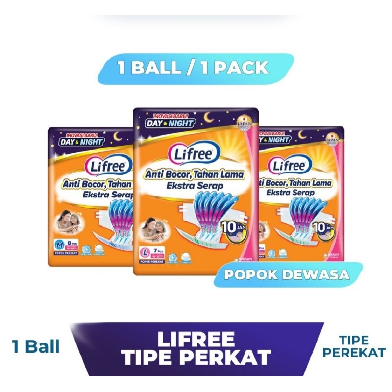 Popok perekat dewasa Lifree