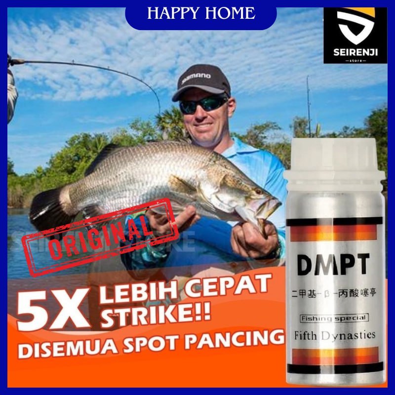 Umpan Ikan Stimulant DMPT Umpan Pancing Bubuk Penarik Ikan Essence Pancing Aroma Gurih & Amis Untuk 