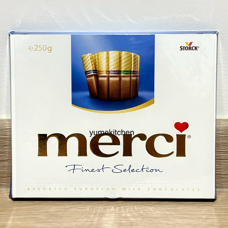 

Storck Merci Assorted European Chocolates 250 g - 4 Varieties of Milk Chocolates