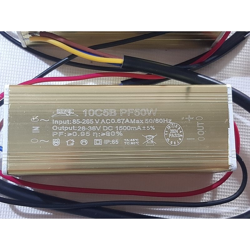LED DRIVER PF50W 1500mA WATERPROOF