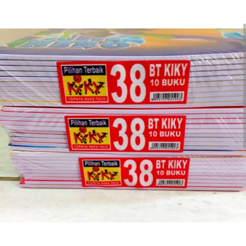 

BUKU TULIS KIKY 38 LEMBAR ISI 10 buku