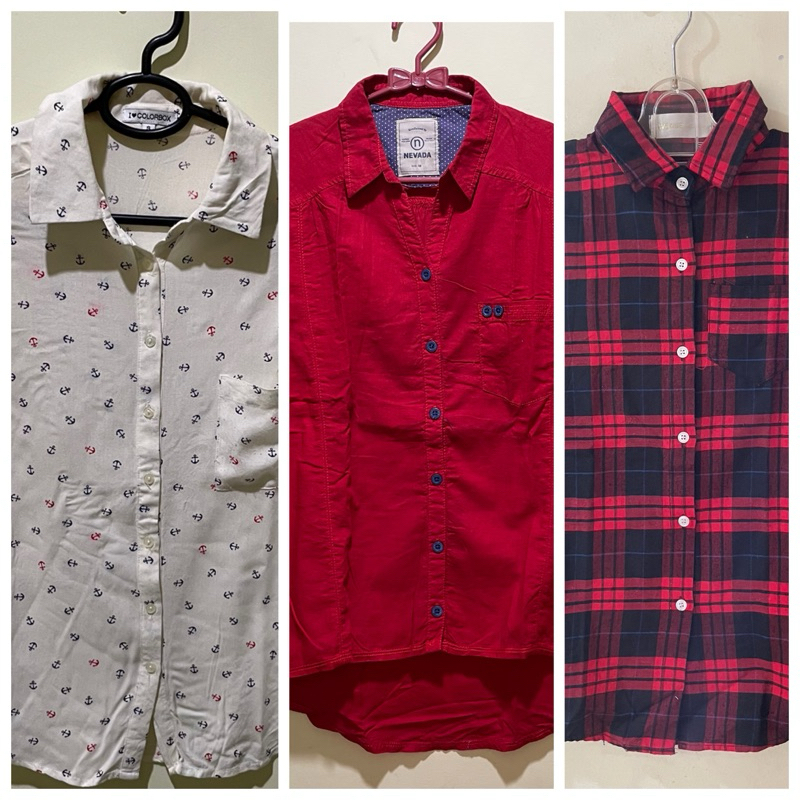 PRELOVED KEMEJA WANITA / NEVADA / COLOR BOX / AVENUE