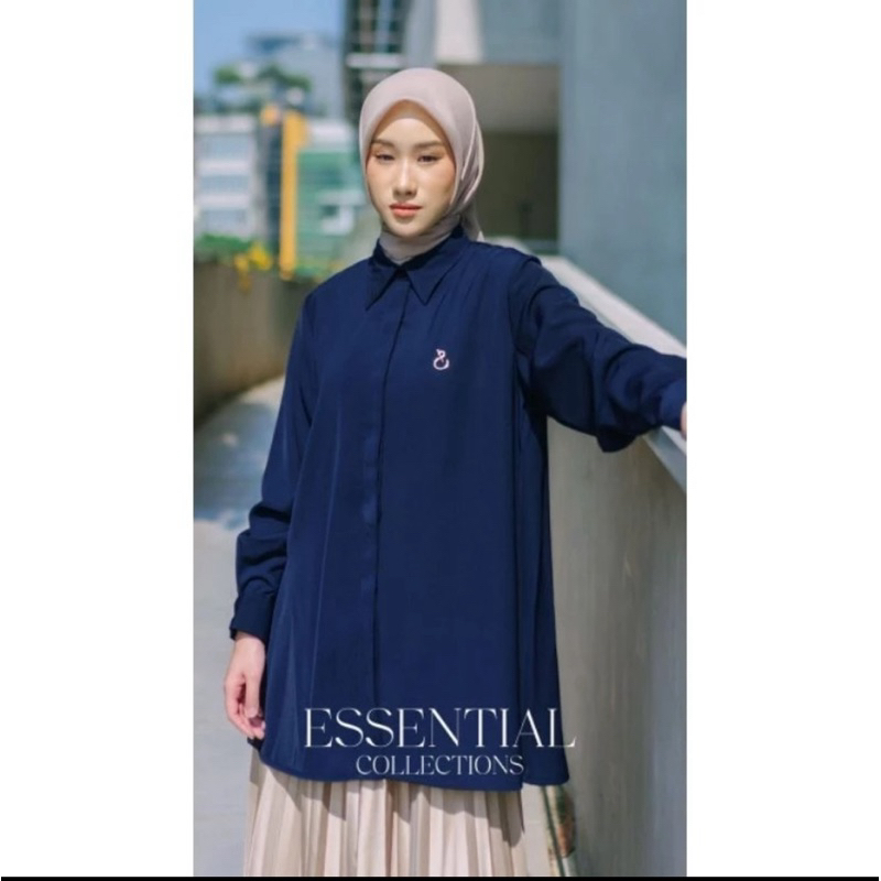 Jenna & Kaia - Kanya Shirt biru not navy