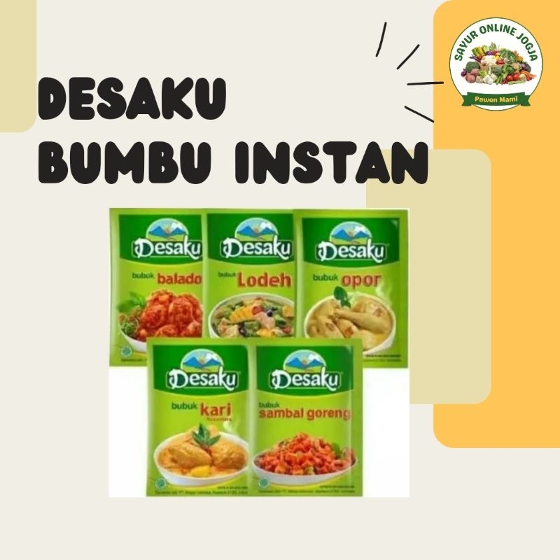 

Desaku bumbu instan sachet - PAWON MAMI SAYUR ONLINE JOGJA